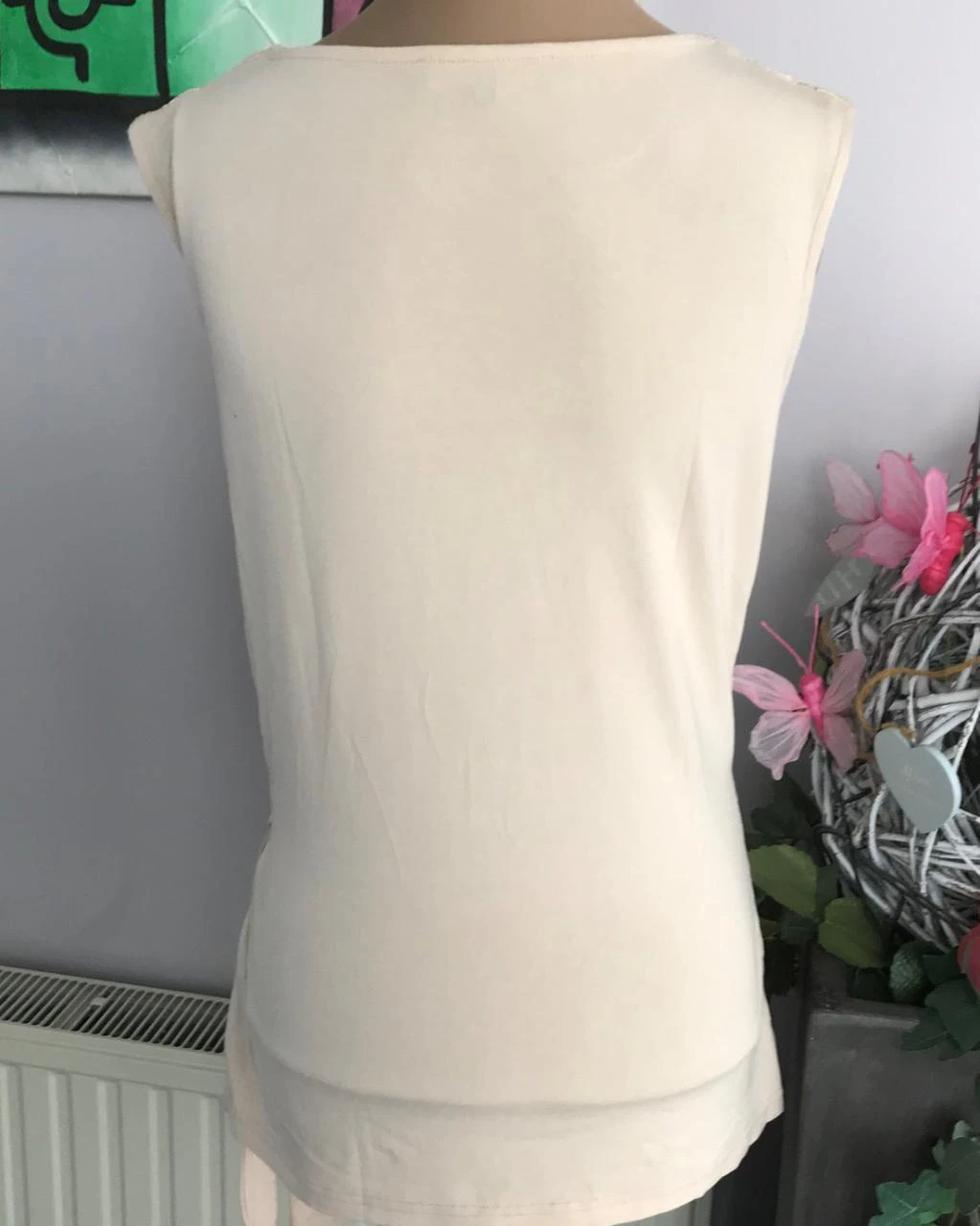 Lola & Lisa M36/38 nieuwe top met kant voorkant en strik . – photo 5
